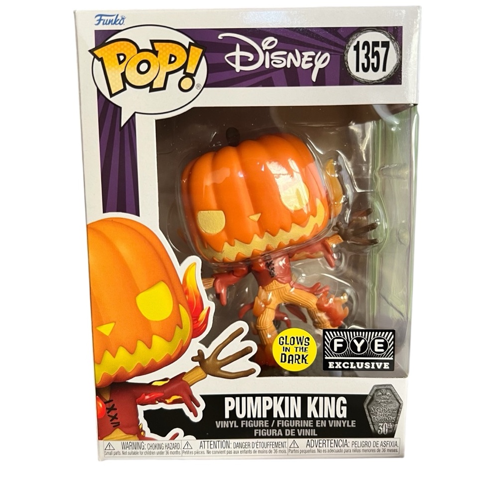 Funko Disney Pumpkin King - Glows in Dark